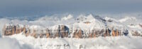 Berpanorama in den Dolomiten