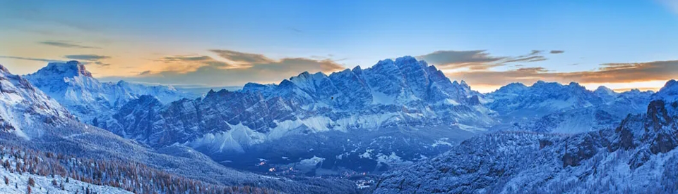 Abendstimmung in den Dolomiten