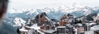 Der Skiort Avoriaz