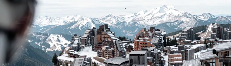 Der Skiort Avoriaz